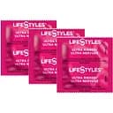 Презервативы Lifestyles Ultra Ribbed ребристые 3 шт. (ROZ6400229585)