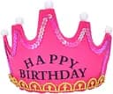 Аксессуар для волос корона Happy Birthday, свет 3 режима (в ассортименте)
