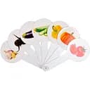 Віяло Кольори та овочі, 2 шт. в упаковці
