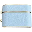 Кожаный футляр Suitcase для наушников AirPods 3 Blue