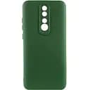 Чохол TPU GETMAN Liquid Silk Full Camera для Xiaomi Redmi 8 Зелений / Dark green