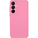 Чехол TPU Getman Liquid Silk Full Camera для Samsung Galaxy S24 FE Розовый / Pink