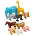 Игровой набор ТехноК Фигурки животных 1102 домашние и дикие животные детский