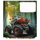 Зошит учнівський Школярик Super Monster 012-3293K-5 в клітинку 12 аркушів