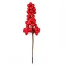 Гілка декоративна Yes! Fun, з червоними ягодами, 15 см