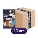 Влажный корм для кошек Felix Fantastic Duo с говядиной и птицей 2.21 кг (26 шт. х 85 г)