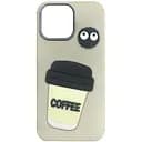 Чохол Epik TPU Leather Toys для Apple iPhone 16 Pro 6.3 Coffee/Sand