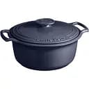 Кастрюля Emile Henry Sublime с крышкой керамическая синяя (664760) 