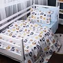 Комплект постельного белья MisSon Poplin Line Kids 09 Sleeping Animals 143 x 210 см голубой (2200009720482)
