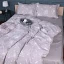 Комплект постельного белья MirSon Поплин 00-3 Grey Dandelions 110х140 см (2200009701498)