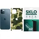 Захисна гідрогелева плівка SKLO Back (тил+грані+лого) Camo для Apple iPhone 13 mini (5.4) Зелений / Army Green
