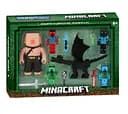 Набор фигурок Minecraft Пиглин со световыми эффектами и другие персонажи (330-5)