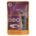 Влажный корм для кошек Nuevo Adult говядина и курица 85 г (95205 (758))