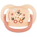 Пустышка Canpol babies Toys силиконовая анатомическая 0-6 мес. розовая (23/256_pin2)