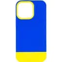 Чохол Epik TPU+PC Bichromatic для Apple iPhone 13 Pro Max 6.7 Navy Blue/Yellow
