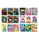 Блокнот А6 Апельсин В-П6-40 пружина зверху 40 аркушів асортимент