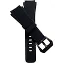 Ремінець для Samsung Gear S3 Classic SM-R770NZSASEK - чорний силікон розмір L ширина кріплення 22мм чорна застібка Watchbands Galaxy C-Black (WB001GALAXYBLACKСBLACKS3C)