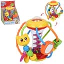 Игра-погремушка Слой 2402, 16 см, подвижные детали, зеркало