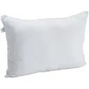 Подушка флісова з штучним лебединим пухом 50х70 см біла (310.52LPU)