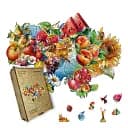 Пазл деревянный Мандала Спиральное воплощение, А3, Деревянная коробка 200 элементов