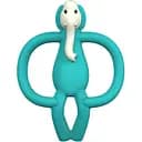 Игрушка-прорезыватель Matchstick Monkey Слон, 11 см, бирюзовая (MM-E-001)