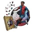 Деревянный пазл Ямал, А4, Деревянная коробка 100 элементов