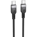Кабель Hoco X109 Energy 60W silicone charging data cable Type-C to Type-C L-3 м Чорний