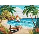 Алмазна мозаїка Узбережжя океану Ідейка AMC7837 30х40 см