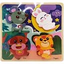 Деревяні пазли-вкладиші 58570 Щур