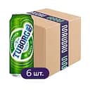 Упаковка пива Tuborg Green светлое 4.6% ж/б 3 л (6 шт. х 0.5 л)