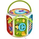 Развивающая игрушка 6216, 9 в 1 сортер, шестерни, часы, прорезыватель и звуки животных разноцветная