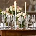 Набор бокалов TS Kitchen для шампанского на высокой фигурной ножке 6 штук по 145 мл прозрачный HP51B