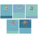 Зошити учнівські 12 аркушів лінія Yes Unusual animals, 25 шт. в упаковці