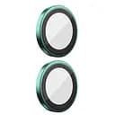 Захисне скло BlueO Metal на камеру для Apple iPhone 16, 6.1/16 Plus 6.7 Бірюзовий/Green