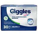 Одноразові пелюшки поглинаючі Giggles 90х60 см 30 шт.