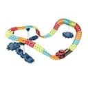 Гоночный трек 661-707, 96 элементов, машинка на батарейках, подсветка фар, автоматический запуск