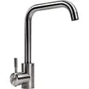 Змішувач кухонний Platinum NS02A 3008B поворотний одноважільний нержавіюча сталь (000037811)