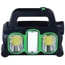 Фонарь аккумуляторный Solar Hurry-bolt HB-6169 кемпинговый переносной 3 режима солнечная батарея черно-зеленый