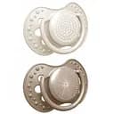 Пустышка силиконовая Lovi Harmony Girl, динамическая, 6-18 мес, 2 шт., бежевый (22/907girl)