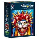 Пазлы De.tail Белая кошка в венке, 1000 элементов (DT1000-06)