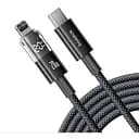 Кабель Baseus Display 2 Fast Charging Data Cable USB-C to iP 20W 1 м Чорний