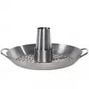 Стойка для курицы Santos с перфорированным поддоном нержавеющая сталь Ø 30 см (866)