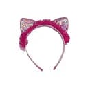 Обруч на голову Ушки-сыпучие блестки (В ассортименте)