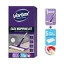 Набор для уборки полов Vortex швабра + сухие салфетки для подметки 5 шт. 