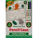 Пенал-раскраска Crayola Джунгли с фломастерами (15764-A)