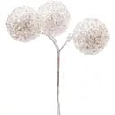 Декоративные шарики одуванчика Yes! Fun на стебле 1.7 см белые (974155)