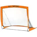 Футбольні ворота MR 1391 (помаранчеві) з м’ячем, насосом і чохлом, 120×70×90 см