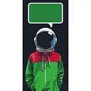 Открытка по номерам "Космонавт" 16116-AC 40х80 см