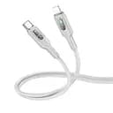 Кабель Hoco U120 з індикатором Type-C to Lightning PD 27W 1.2 м grey