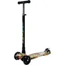 Самокат iTrike JR 3-055-3-WP35 черный с цветным принтом